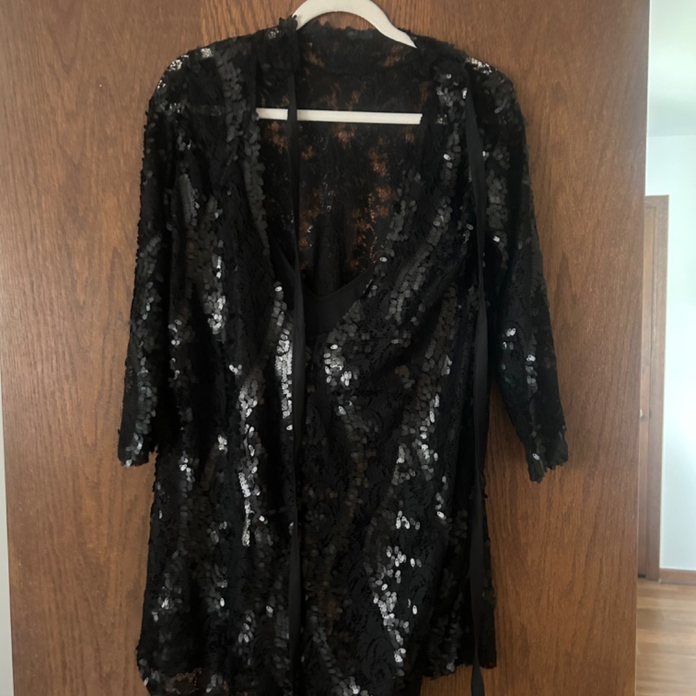 Black sequin dress - Picture 3 of 5